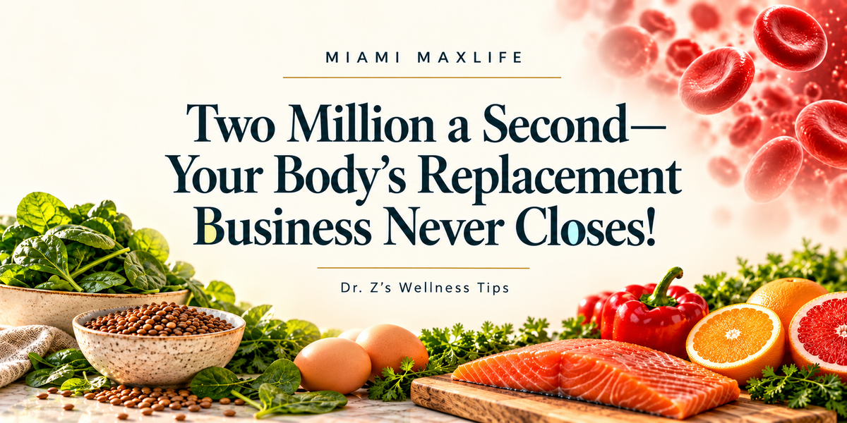 Two Million a Second—Your Body’s Replacement Business Never Closes!
