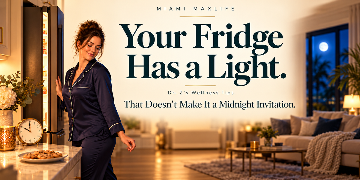 Your Fridge Has a Light. That Doesn’t Make It a Midnight Invitation.