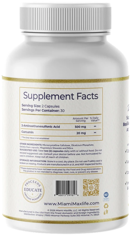 Supplement facts · Dr. Z’s Miami LONGEVITY Ultra